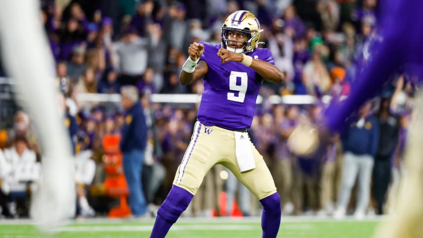 Washington Huskies quarterback Michael Penix Jr.  (New York Giants prospect)