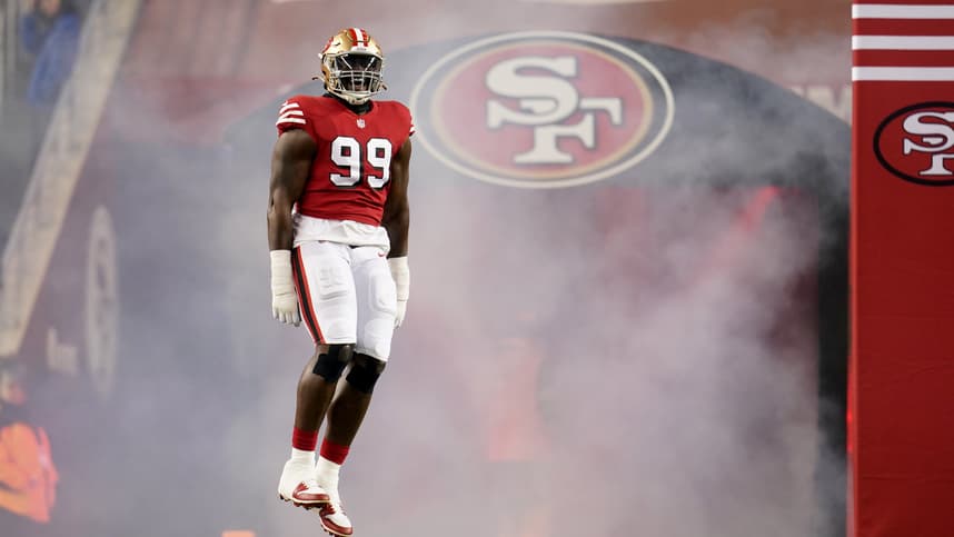 San Francisco 49ers defensive tackle Javon Kinlaw (Jets)