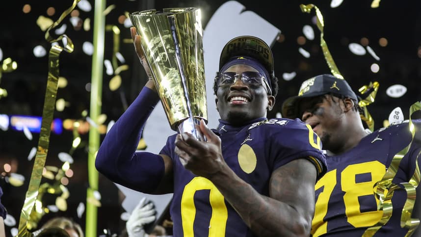 Michigan defensive back Mike Sainristil (New York Giants prospect)