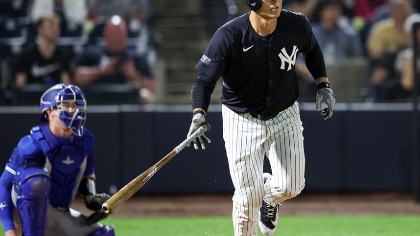 mlb: spring training-toronto blue jays at new york yankees, anthony rizzo