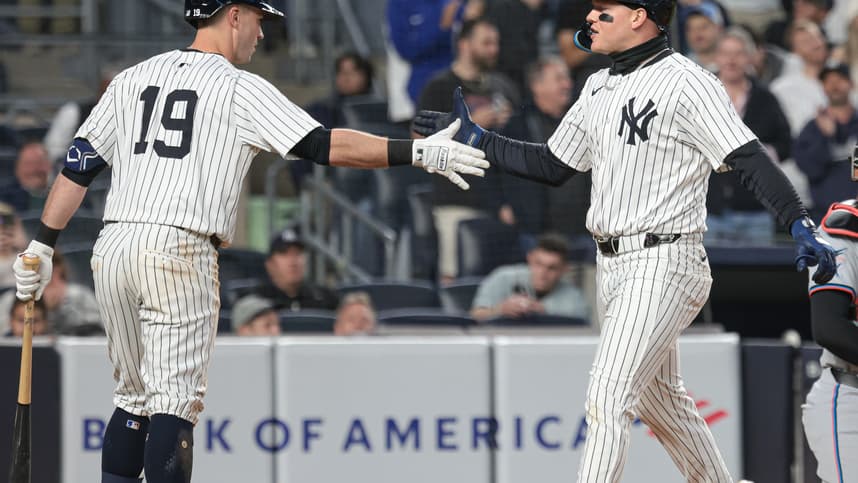 MLB: Miami Marlins at New York Yankees, jon berti