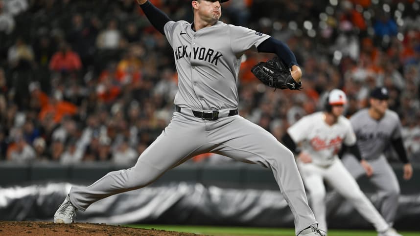 MLB: New York Yankees at Baltimore Orioles, clay holmes