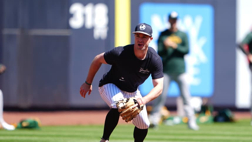 MLB: Oakland Athletics at New York Yankees, jon berti