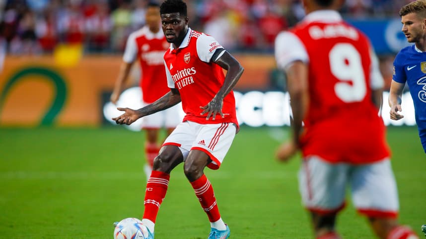 Soccer: Chelsea at Arsenal, Thomas Partey