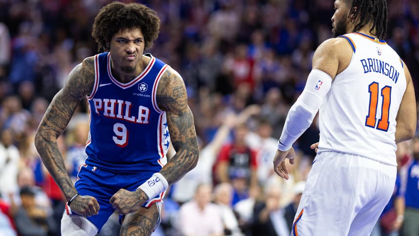 NBA: Playoffs-New York Knicks at Philadelphia 76ers
