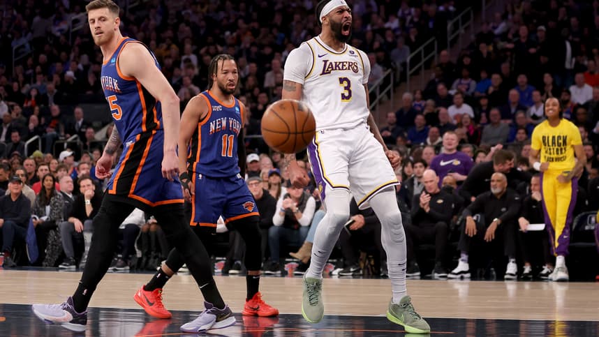 NBA: Los Angeles Lakers at New York Knicks