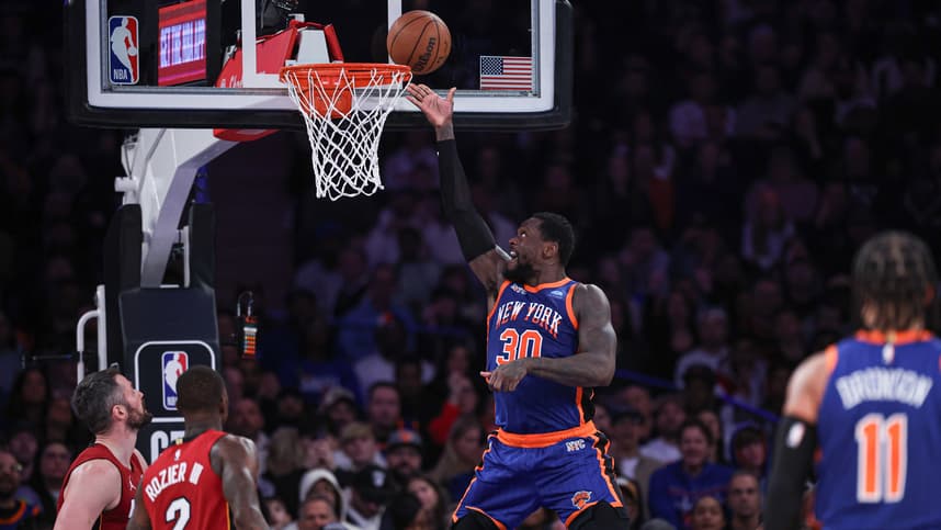 NBA: Miami Heat at New York Knicks, julius randle