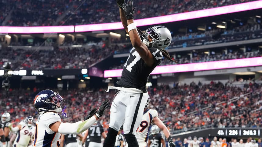 NFL: Denver Broncos at Las Vegas Raiders, davante adams, new york jets