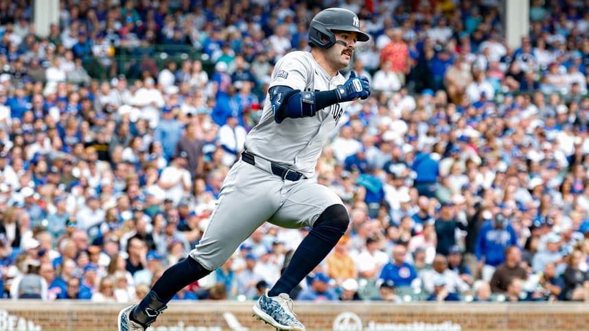 MLB: New York Yankees at Chicago Cubs, austin wells