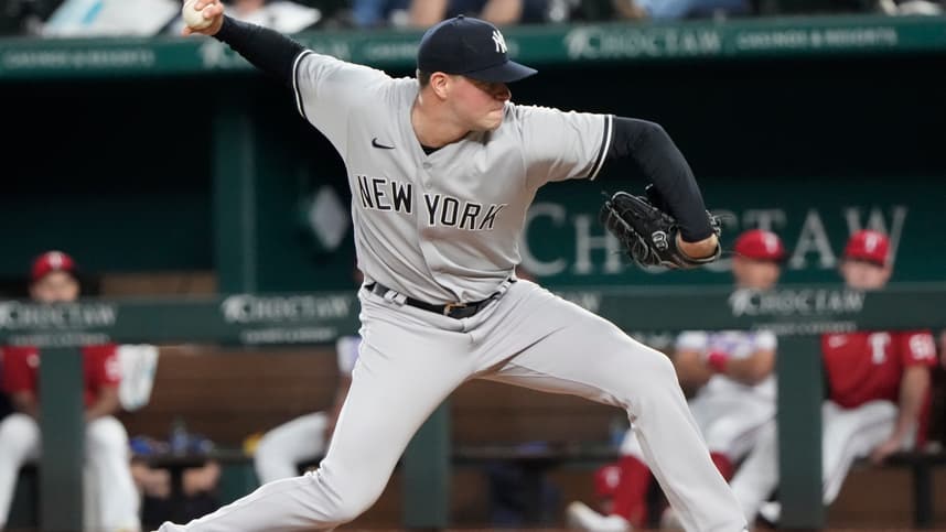 MLB: New York Yankees at Texas Rangers, scott effross