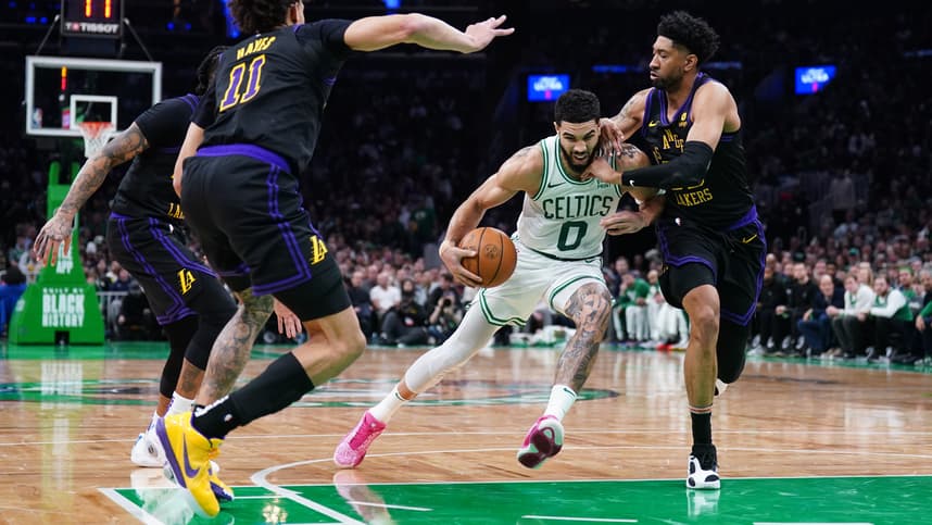 NBA: Los Angeles Lakers at Boston Celtics, christian wood