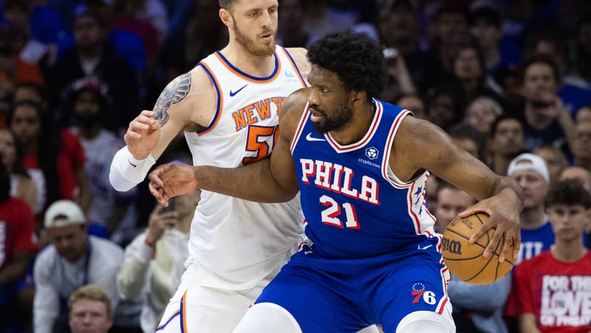 NBA: Playoffs-New York Knicks at Philadelphia 76ers