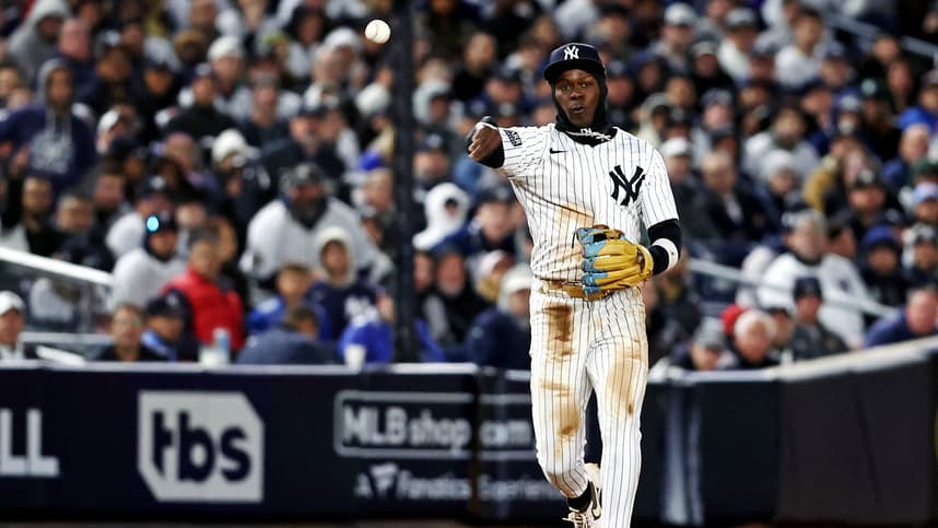 MLB: ALCS-Cleveland Guardians at New York Yankees, jazz chisholm