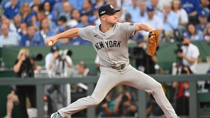 MLB: ALDS-New York Yankees at Kansas City Royals, clarke schmidt