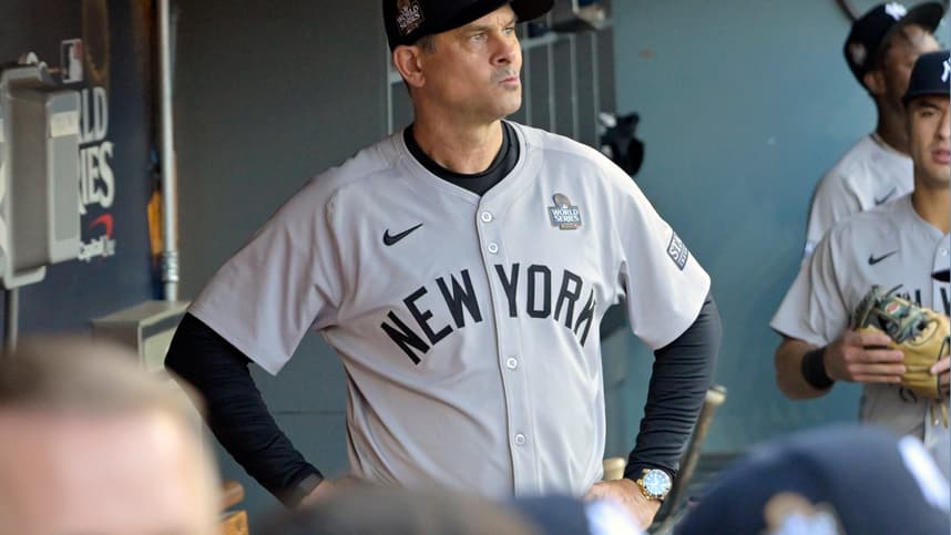 MLB: World Series-New York Yankees at Los Angeles Dodgers, aaron boone