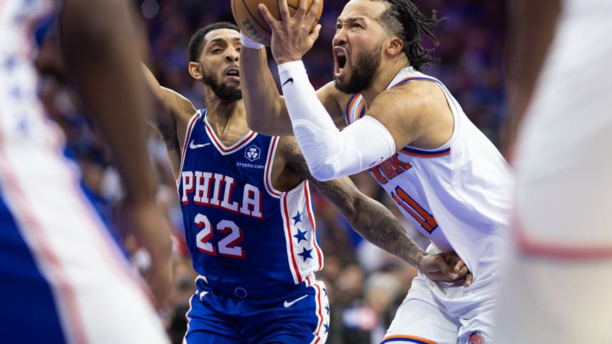 NBA: Playoffs-New York Knicks at Philadelphia 76ers