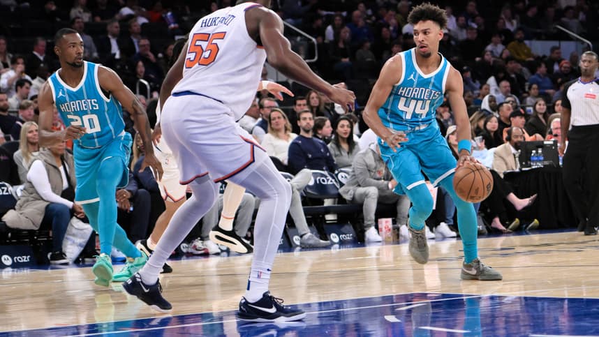 NBA: Preseason-Charlotte Hornets at New York Knicks, ariel hukporti
