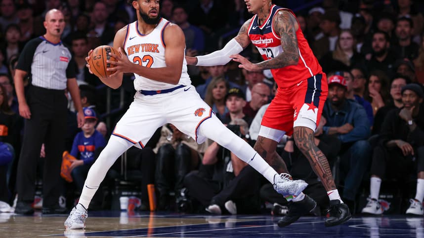NBA: Preseason-Washington Wizards at New York Knicks, karl-anthony towns