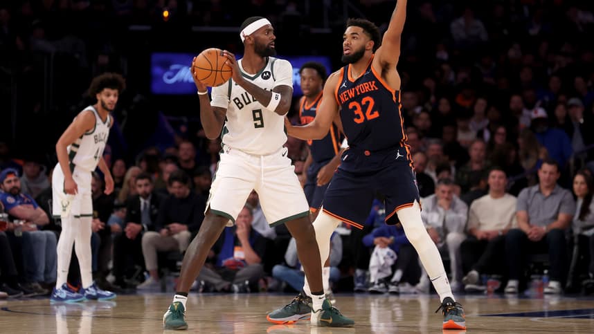 NBA: Milwaukee Bucks at New York Knicks, karl-anthony towns