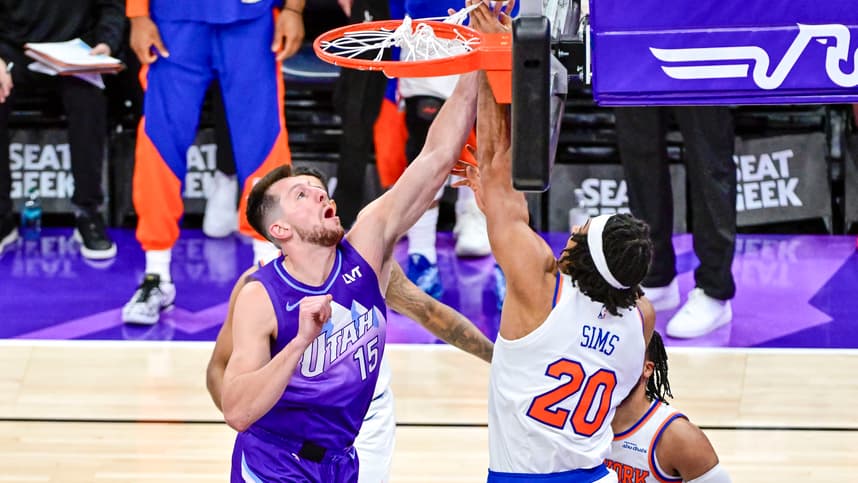 NBA: New York Knicks at Utah Jazz