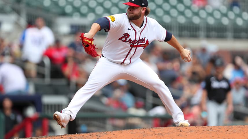 MLB: Miami Marlins at Atlanta Braves, mets, a.j. minter
