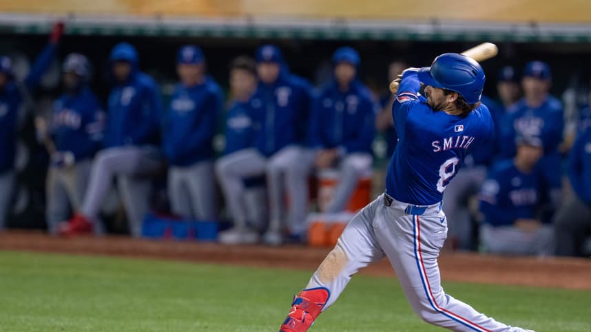 MLB: Texas Rangers at Oakland Athletics, josh smith, yankees