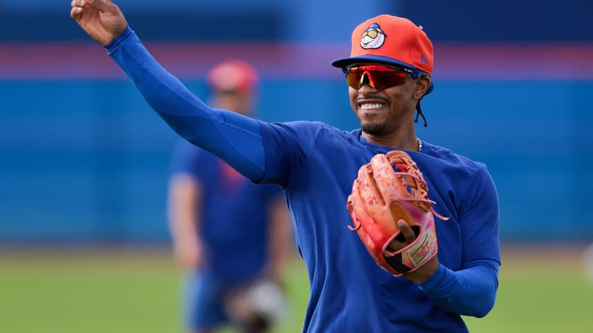 MLB: New York Mets-Workouts, francisco lindor