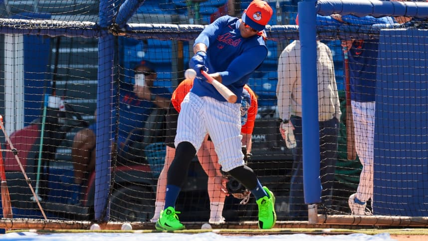 MLB: New York Mets-Workouts, juan soto