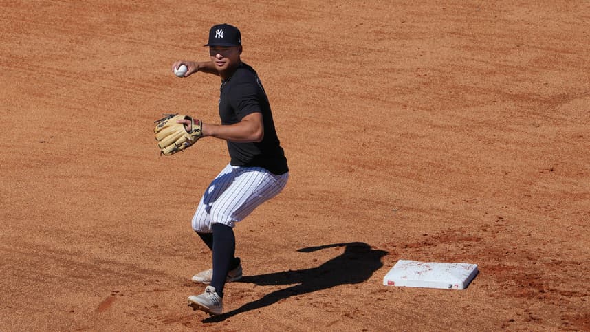 MLB: New York Yankees-Workouts, anthony volpe