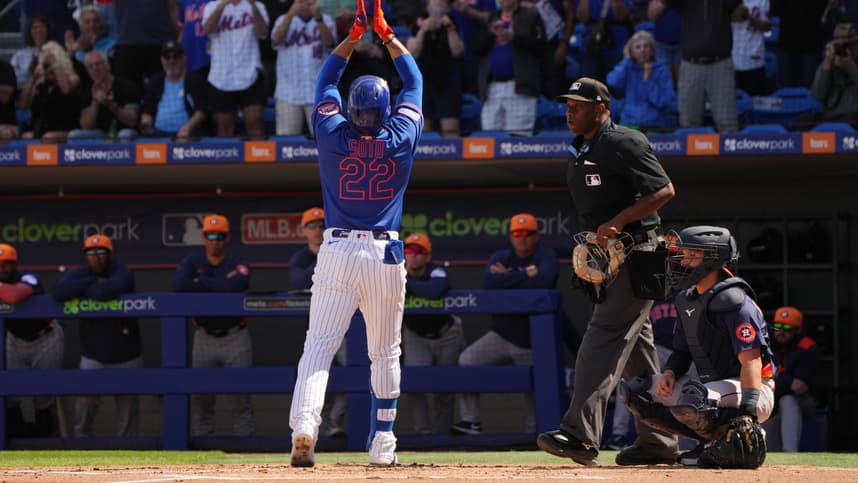 MLB: Spring Training-Houston Astros at New York Mets
