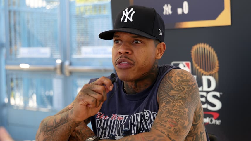 MLB: World Series- New York Yankees workouts, marcus stroman