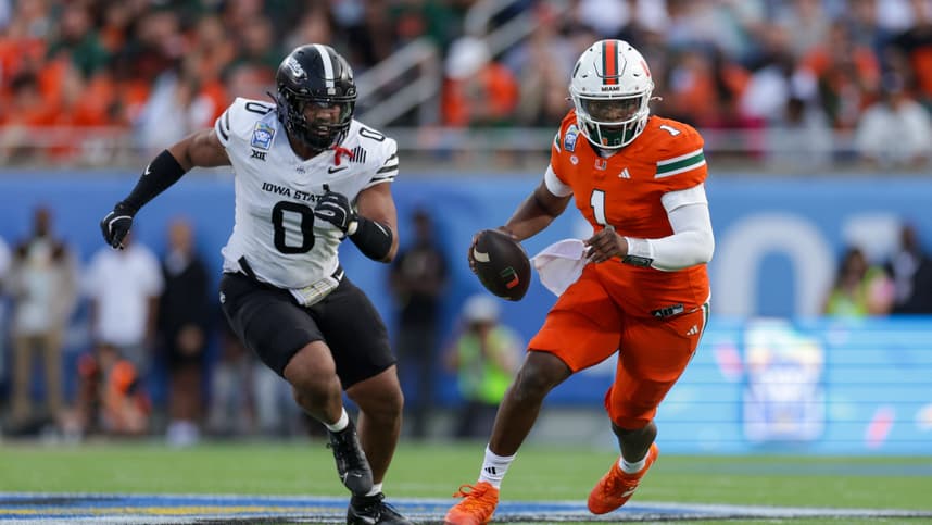 NCAA Football: Pop Tarts Bowl-Iowa State at Miami, cam ward, new york giants