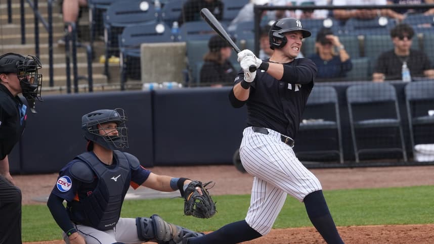 MLB: Spring Training-Houston Astros at New York Yankees, ben rice