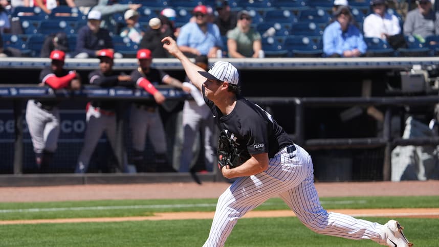 MLB: Spring Training-Minnesota Twins at New York Yankees, gerrit cole