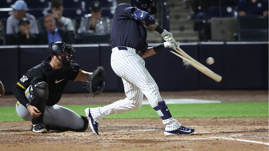 MLB: Spring Training-Pittsburgh Pirates at New York Yankees, dominic smith