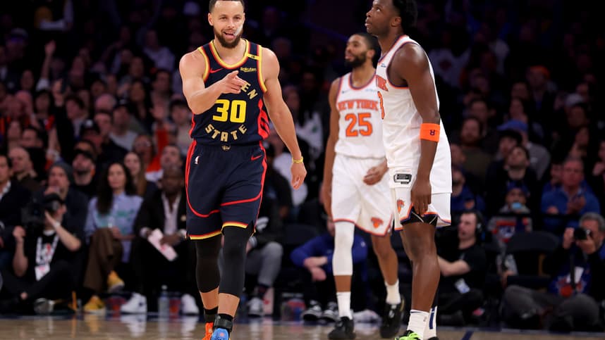 NBA: Golden State Warriors at New York Knicks
