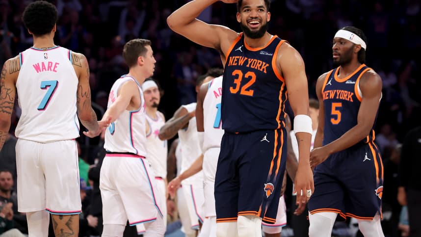 NBA: Miami Heat at New York Knicks