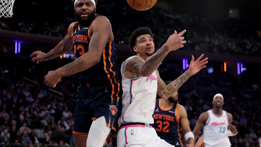 NBA: Miami Heat at New York Knicks