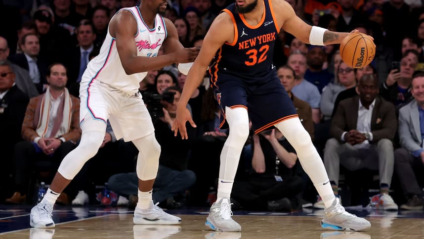 NBA: Miami Heat at New York Knicks