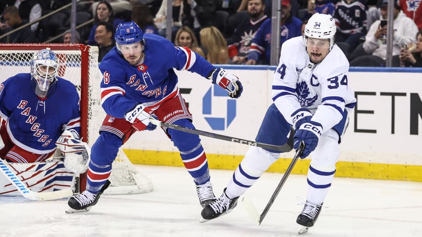 NHL: Toronto Maple Leafs at New York Rangers