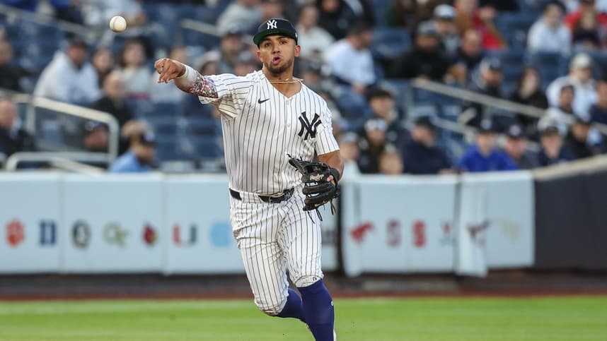 MLB: Kansas City Royals at New York Yankees, oswald peraza