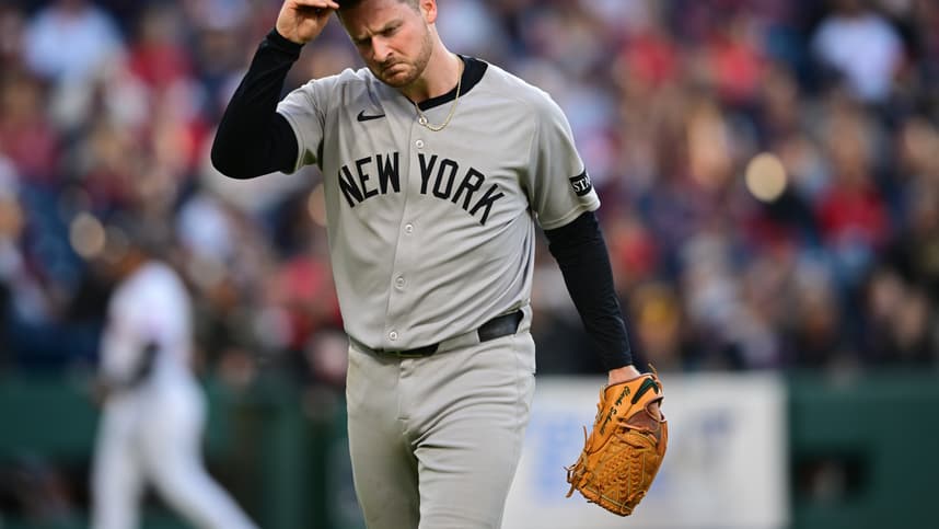 MLB: New York Yankees at Cleveland Guardians, clarke schmidt