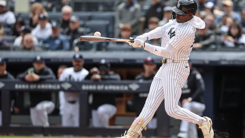 MLB: San Francisco Giants at New York Yankees, jazz chisholm