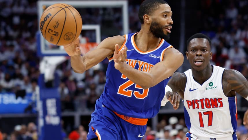 NBA: Playoffs-New York Knicks at Detroit Pistons
