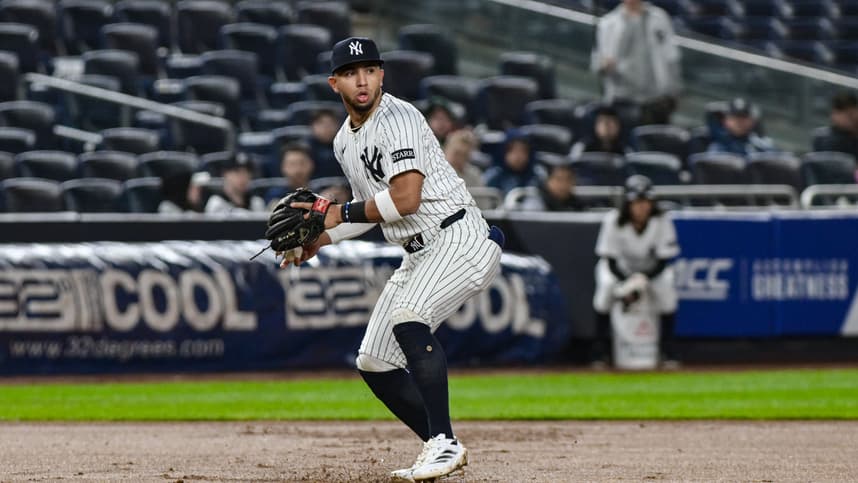 MLB: San Diego Padres at New York Yankees, oswald peraza