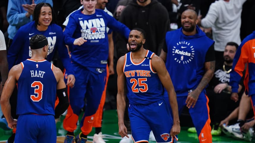 NBA: Playoffs-New York Knicks at Boston Celtics