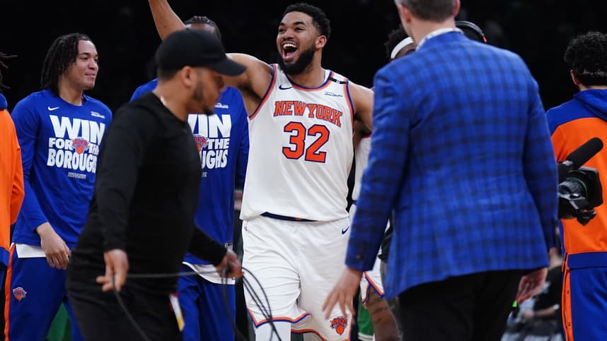 NBA: Playoffs-New York Knicks at Boston Celtics