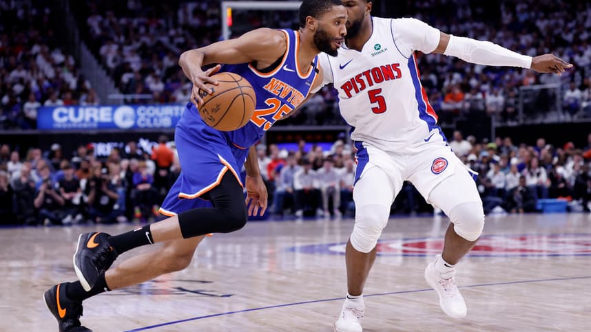 NBA: Playoffs-New York Knicks at Detroit Pistons