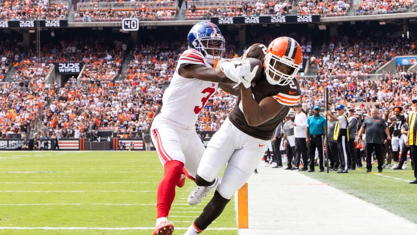 NFL: New York Giants at Cleveland Browns, deonte banks