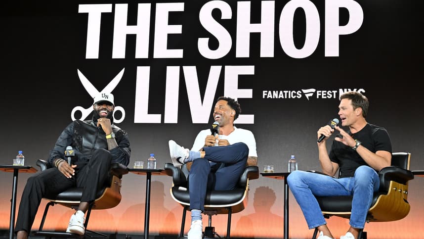 Tom Brady, NFL, Fanatics Fest, LeBron James, Lakers